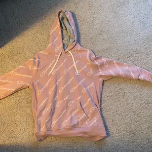 Pink Women’s Champion Hoodie. Size Large. In great condition.